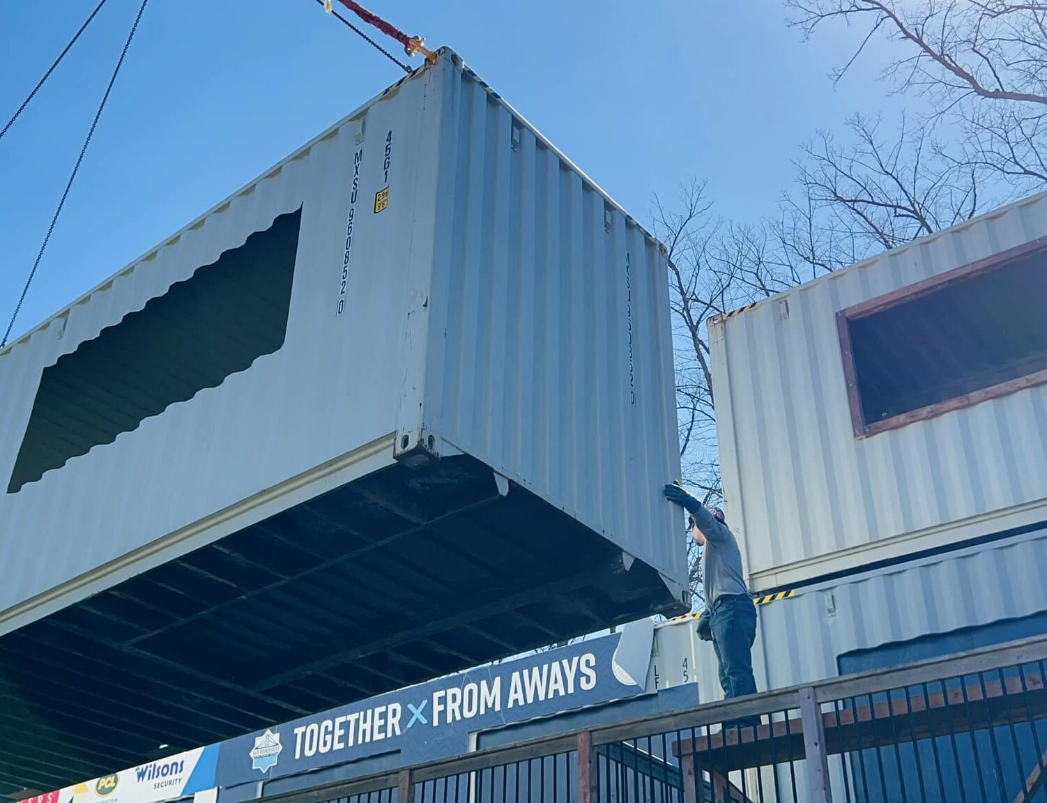 Shipping Container Stadium