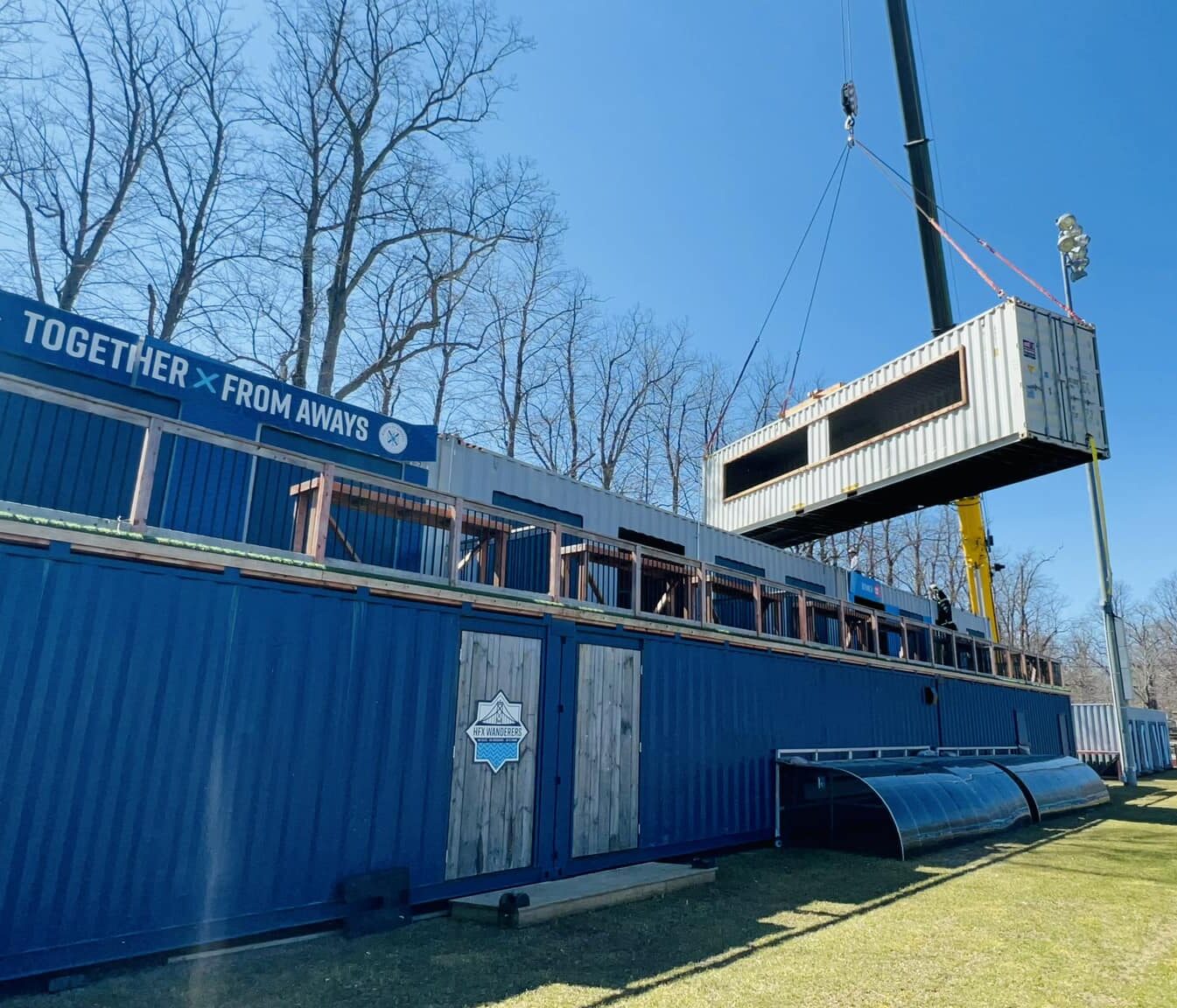 Shipping Container Stadium