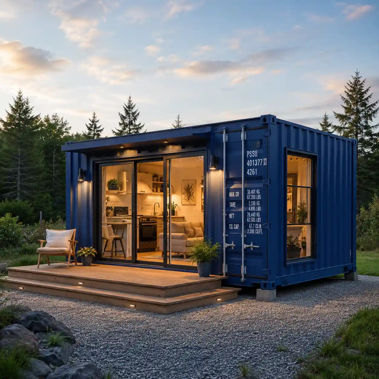 Custom shipping container project